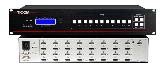 HDMI+A切換器32進(jìn)1出MAX3201AHD